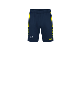 JAKO Allround Trainingsshort Kids Blau Gelb F904