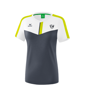 Erima Squad T-Shirt Damen Weiss Grau