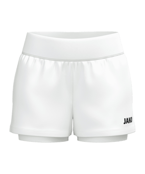 JAKO 2in1 One Short Damen Weiß F0 - weiss