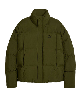 PUMA Classics Oversized Puffer Jacke Grün F31 - gruen