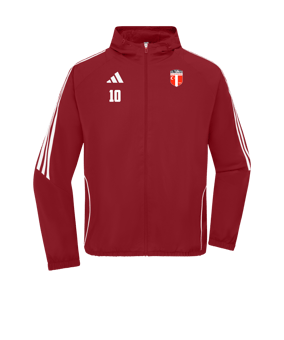 adidas Tiro 24 Windbreaker Rot Weiss