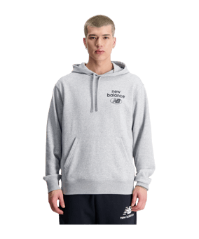 New Balance Essentials Reimagined Hoody Grau FAG - grau