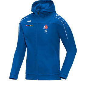 JAKO Classico Kapuzenjacke Blau F04