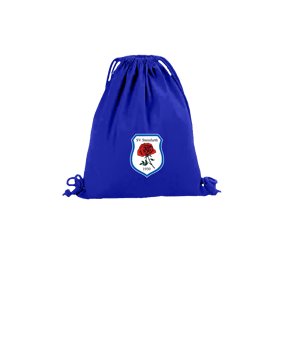 Merch Organic Premium Cotton Gymsack Bright Royal | #logo4c
