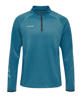 Hummel hmlAUTHENTIC Pro HalfZip Sweatshirt F8745 - blau