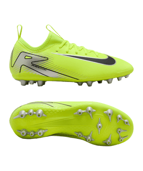 Nike Jr Air Zoom Mercurial Vapor XVI Academy AG Mad Voltage Kids Gelb Schwarz F700 - gelb