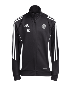 adidas Tiro 24 Trainingsjacke Kids Schwarz Weiss