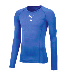 PUMA LIGA Baselayer Longsleeve Blau F02