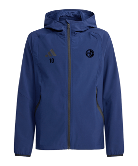 adidas Tiro Travel Windjacke Kids Dunkelblau 