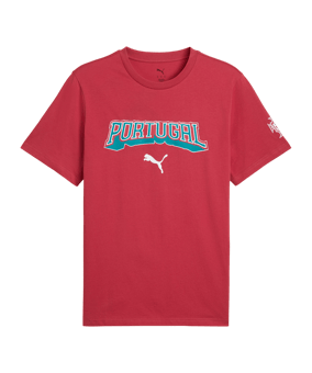 PUMA FPF Portugal FtblCulture T-Shirt Rot F27 - rot