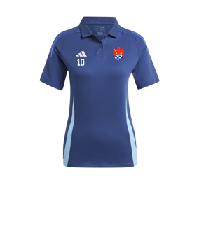 adidas Tiro 24 Competition Poloshirt Damen Blau