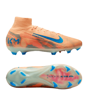 Nike Air Zoom Mercurial Superfly X Elite FG Kylian Mbappe Signature Orange F801 - orange