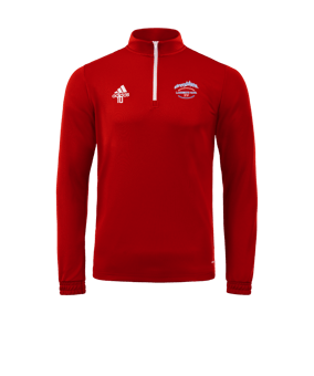 Sweatshirt à col zippé mi-haut adidas Entrada 22 Rouge