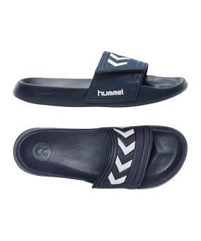 Hummel Larsen Slipper VC Badelatsche Blau F7648 - blau
