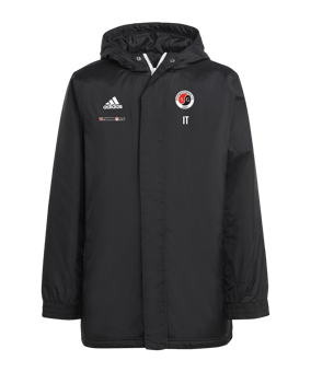 adidas Entrada 22 Stadium Jacke Kids Schwarz