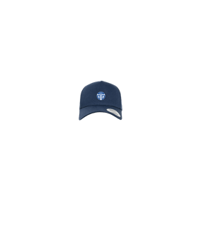 Merch 5 Panel Curved Snapback Cap Navy | #logo4c