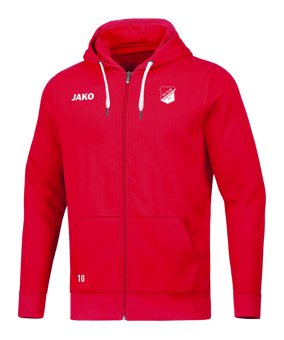JAKO Base Kapuzenjacke Rot F01