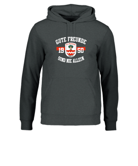 Merch Drummer 2.0 Hoody Dark Heather Grey | #gutefreunde