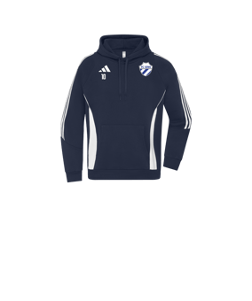 Sweat à capuche adidas Tiro 24 enfants bleu blanc 