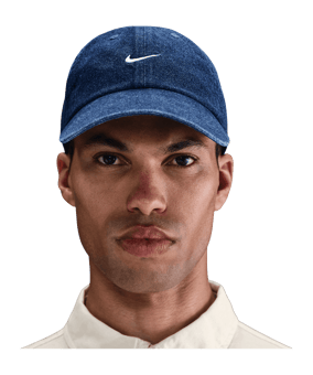 Nike Club Unstructured Denim Cappello Blu C419 - blu