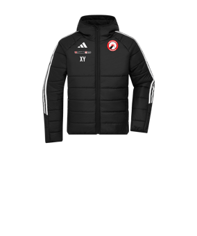 adidas Tiro 24 Winterjacke Kids Schwarz Weiss 