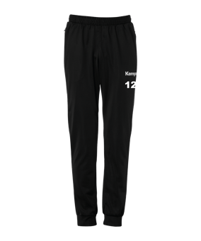 Kempa Lite Trainingshose Schwarz Weiss 01