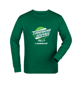 Merch Roller Sweatshirt Bottle Green | #badminton