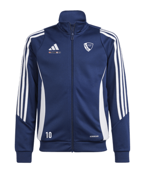 adidas Tiro 24 Trainingsjacke Kids Blau Weiss