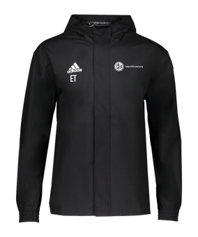adidas Entrada 22 Allwetterjacke Schwarz