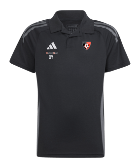 adidas Tiro 24 Competition Poloshirt Kids Schwarz Grau