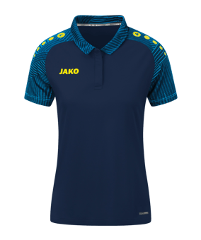 JAKO Performance Poloshirt Damen Blau Blau F908 - blau