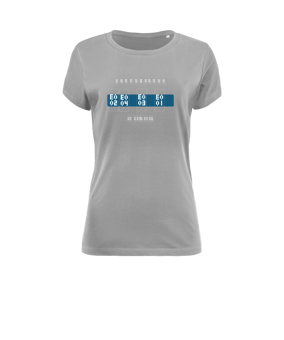 Stanley & Stella Expresser 2.0 T-Shirt Damen Grau | #established