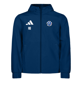 adidas Entrada 26 Regenjacke Dunkelblau