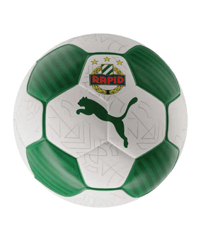 PUMA SK Rapid Wien Ess Trainingsball Weiß F01 - weiss