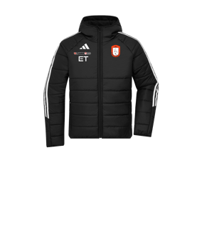 adidas Tiro 24 Winterjacke Kids Schwarz Weiss