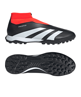 adidas Predator League LL TF Solar Energy Schwarz Weiss Rot - schwarz