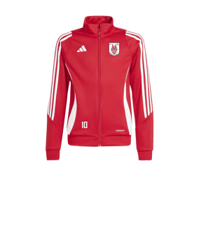 adidas Tiro 24 Trainingsjacke Kids Rot Weiss
