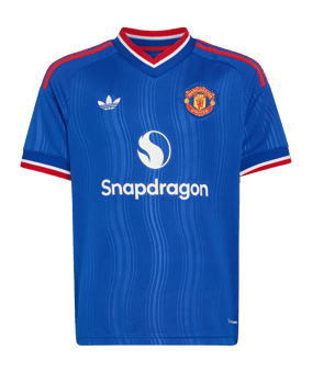 adidas Manchester United Trikot Away 2026/2027 Kids Blau - blau
