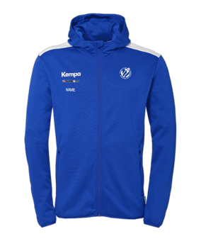 Kempa Emotion 27 Kapuzenjacke Kids Blau F49