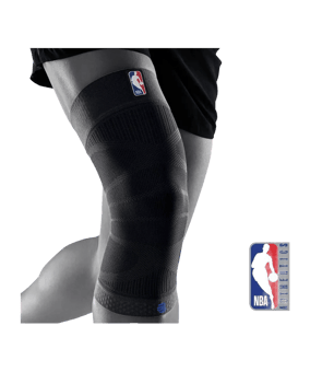 Bauerfeind NBA Sports Compression Support Kniebandage Schwarz - schwarz