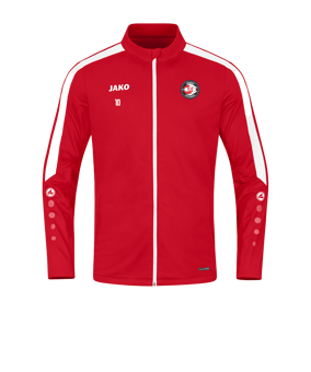 Veste en polyester JAKO Power rouge blanc F100 