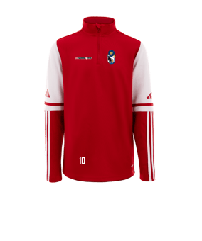 adidas Squadra 25 HalfZip Sweatshirt Rot