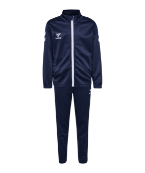 Hummel hmlLOGO Trainingsanzug Kids Blau F7026 - blau