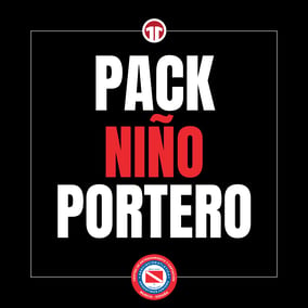 PACK PORTERO NIÑO (las dos camisetas de juego las entrega el club).