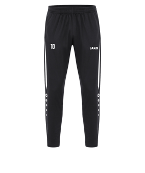 JAKO Power Polyesterhose Schwarz Weiss F802