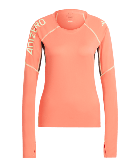 adidas Ekiden Sweatshirt Damen Rot - rot