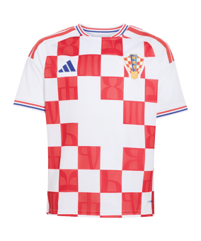 adidas Kroatien Trikot Home 2026 Kids Weiß - weiss
