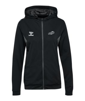 Hummel AUTHENTIC PL Kapuzenjacke Damen Schwarz F2001