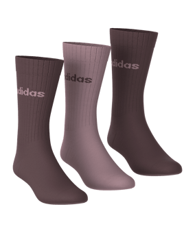 adidas C LIN Crew 3P Socken Rot