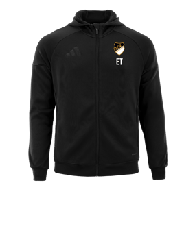 adidas Tiro 25 Travel Kapuzenjacke Schwarz